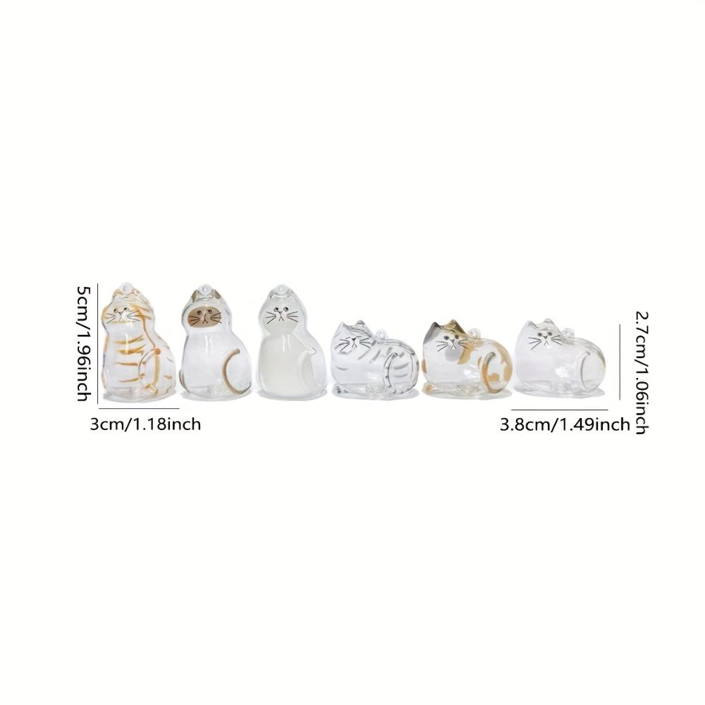 Transparent Cat Hair Storage Box Pet Fur Keepsake Capsule For DIY Crafts Memorial Gift For Pet Lovers Home Display Handmade Deco