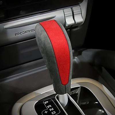 Nueva Cubierta de Pomo de Palanca de Cambios de Cuero Anti-Pelo Para Porsche Cayenne 2004 2005 2006 2007 2008 2009 Protector de Bola de Cambio