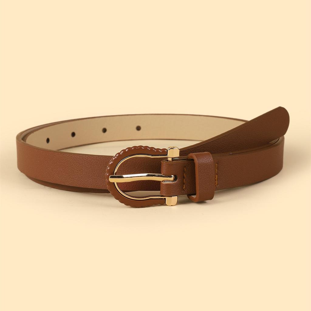 Feel Paint, Women'S Belt, Thin Retro Belt, Simple.