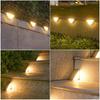 Waterproof Outdoor Solar Step & Pathway Lights for Courtyard and Stairway.