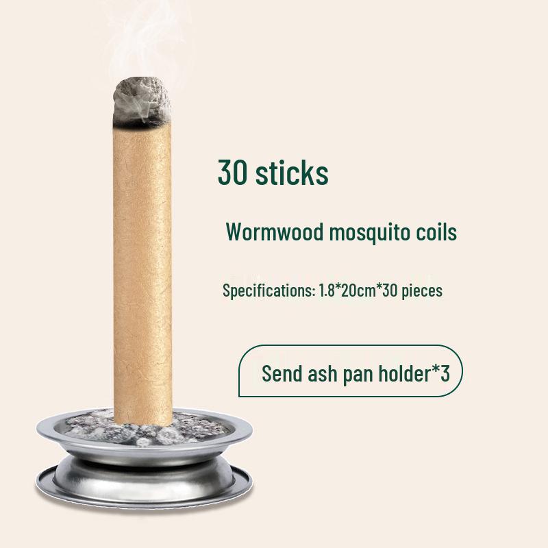 Mugwort Mosquito Repellent Sticks - Incense for Indoor/Outdoor Use Against Mosquitoes and Insects