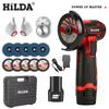 HILDA 12V 3-Inch Mini Lithium Battery Angle Grinder & Polisher