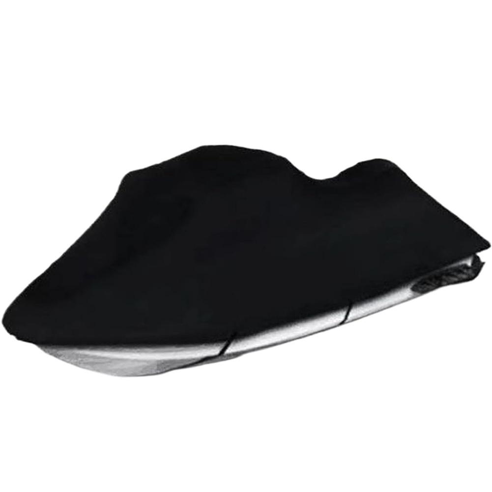Custom Fit Motorboat Cover 300 X 420 CM Easy Install with Buckles and Tie Down Straps Protects from Rain Dust and Scratches