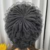 2025 Four Seasons Lace Hat: Windproof White Head Cover with Small Flowers