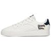 Casual Abrasion Resistant Low Top Skateboard Shoes Men's Black White 112228061-4