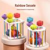 Rainbow Sesele Grasping Toys: Shape Recognition for Babies 6-12 Months