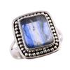 Natural Kyanite Gemstone Handmade 925 Solid Sterling Silver Gift Ring S.7 E2Y19