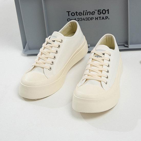 Letní studentské plátěné boty s tlustou podrážkou Dámské všestranné vyvýšené boty pro volný čas Japonské ležérní boty Matsuke Horseshoe Tidal