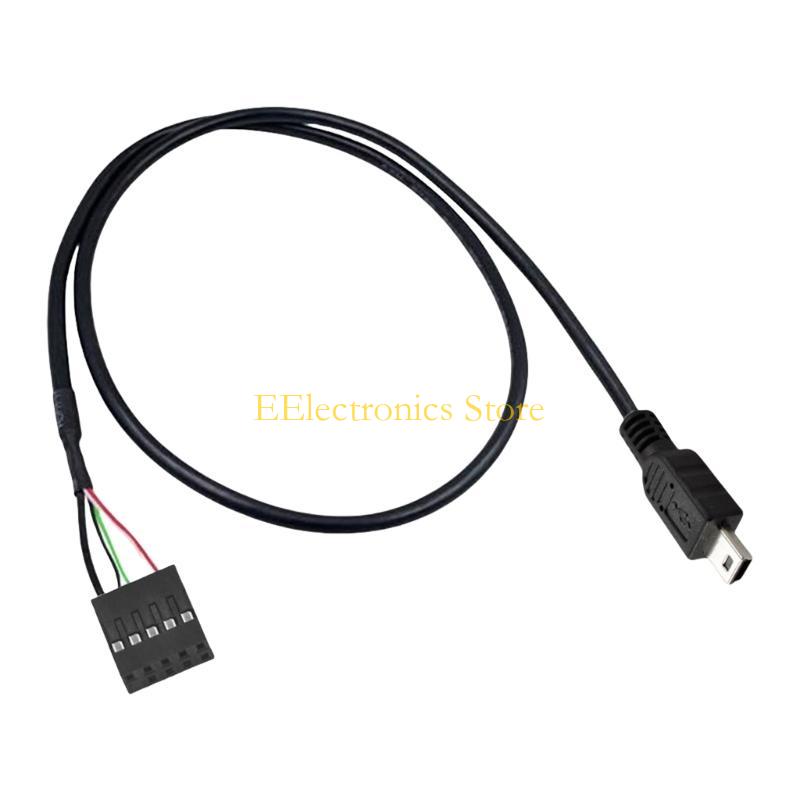 B03C 50cm USB 2.0 Mini 5Pin Male to 9Pin Female Header Cable Motherboard Header