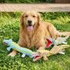 Corn Fleece Surface Alligator Dog Toy Alligator Shaped Puppy Chew Toy  Daily Teething Play