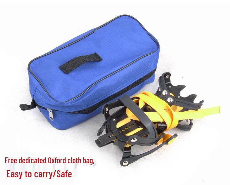 10-Tooth Professional Anti-Slip Crampons for Snow and Ice
