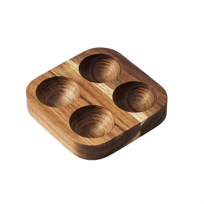 1piece Paulownia Wooden Egg Rack, Kitchen Egg Storage Rack Suitable for Restaurant, Kitchen, Home Egg Storage Rack