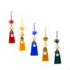 Car Pendant Mirror Pendant,Lotus Shape,Gift Decorative Resin Tassel Hanging Decoration Cars
