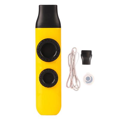 Kazoo Plastic Professional Adjustable Tone Musical Instrument with 10Pcs Flute Diaphragms for Ukulele Violin High Gloss