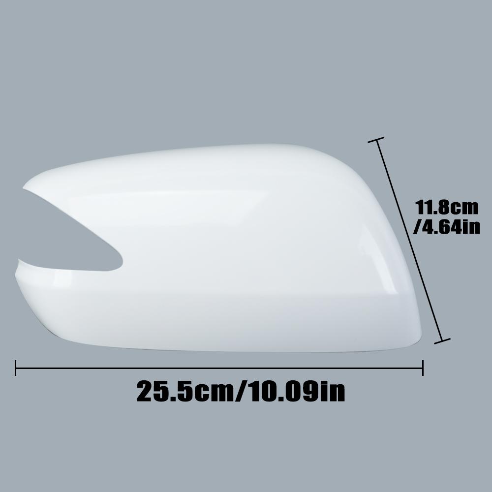 Rearview Mirror Covers Shell Housing Caps For Honda 2009-14 Fit For Honda Jazz 2009 2010 2011 2012 2013 2014 Atuo Accessories