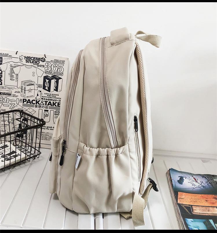 Women's 2025 Korean Style Casual Backpack - Large Capacity School Bag for Girls