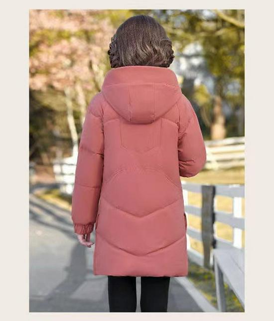 Jachetă de iarnă 2024 căptușită cu lână pentru femei de vârstă mijlocie și în vârstă - Palton gros, călduros din bumbac.