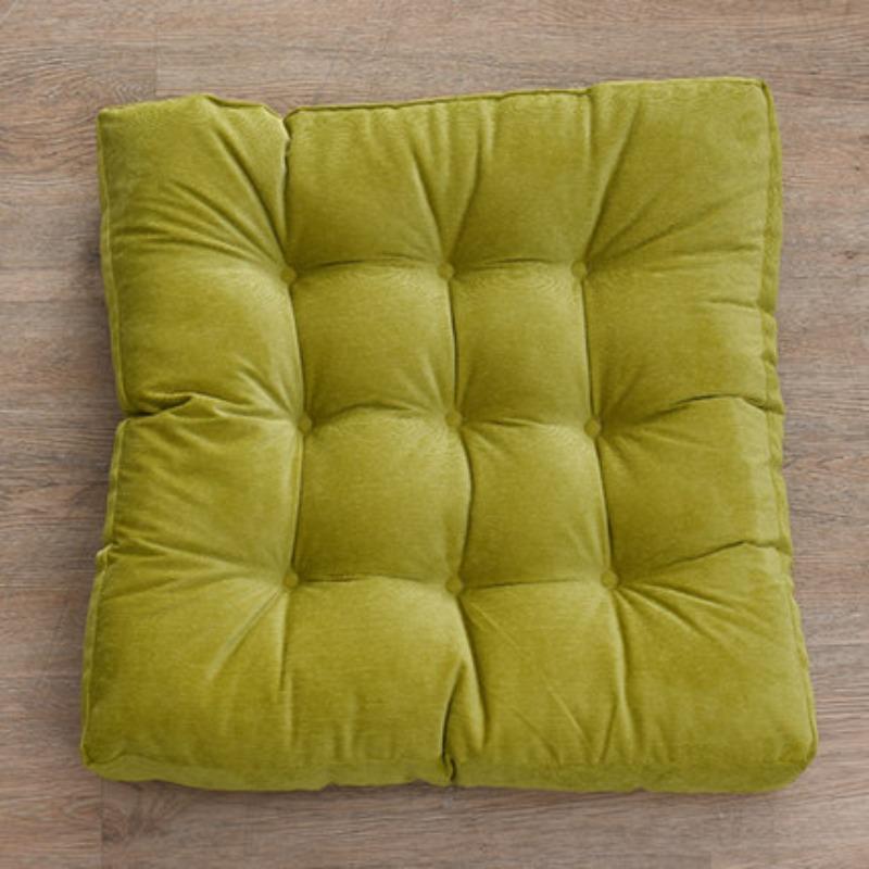 

Вельветовый коврик-футон с татами, плюшевый утолщенный напольный эркер, подушки для сиденья, балкона, йоги, бедра 55*55CM