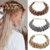 Adjustable Braided Hair Headband Golden/Brown/Black Handmade Hair Band  Women