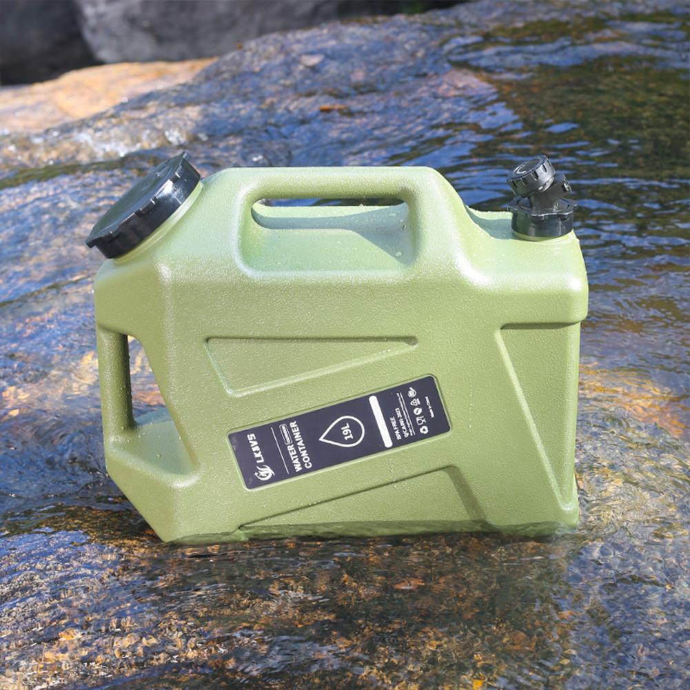 5 Gallon Water Jug with Spigot Camping Water Container Leak-Proof Water Storage Container Large Capacity BPA Free BBQ Supplies