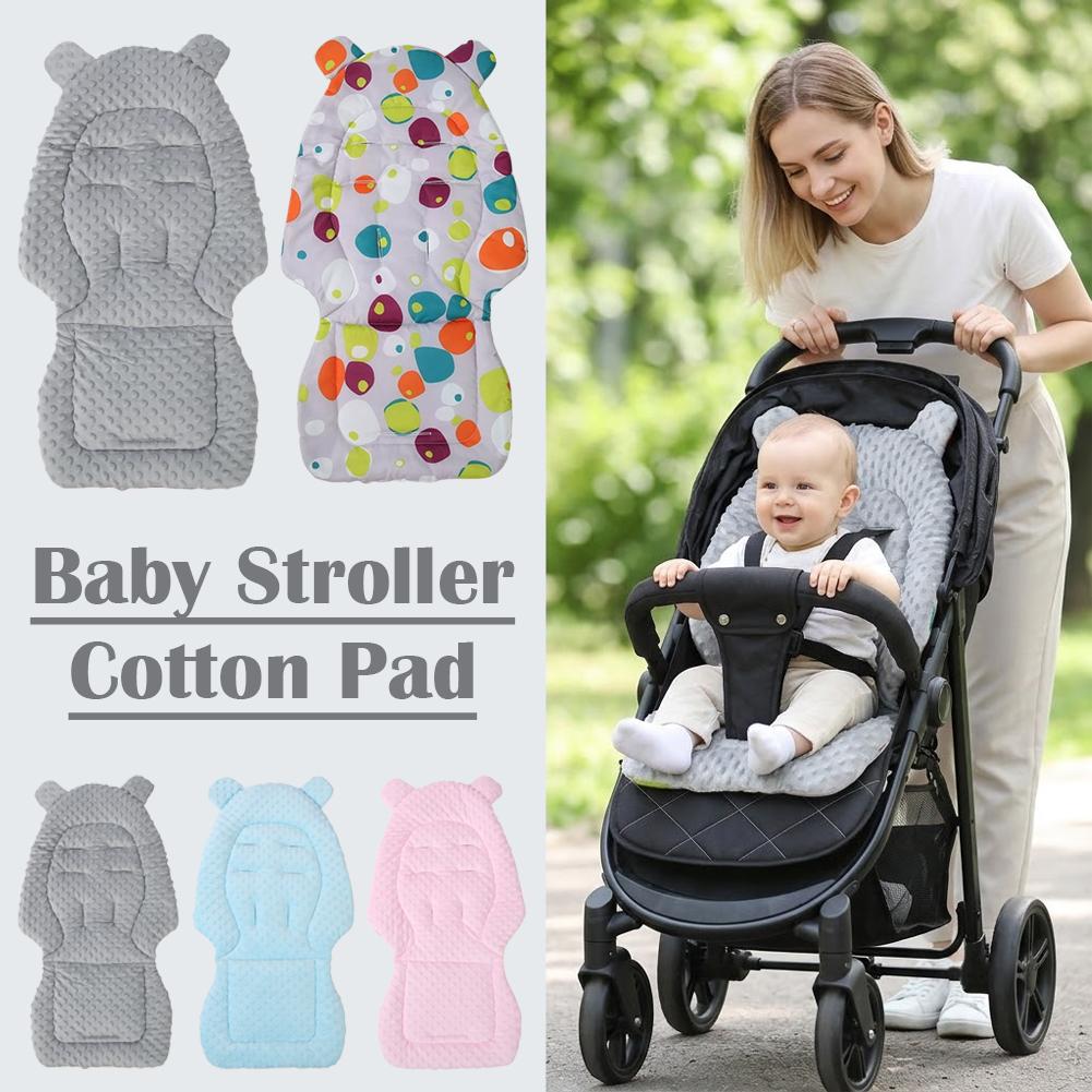 Comfortable Cotton Baby Stroller Pads Four Seasons General Soft Seat Cushion Child Cart Seat Mat Kids Pushchair Cushion