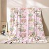 Coperta stampata giapponese Sanrio Little Twin Stars per bambini e adulti, morbida e calda, per letto, divano, copriletto da viaggio