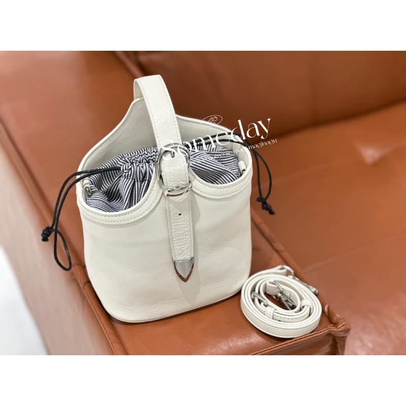 Real Leather Hand-held Water Drop Bag Retro Women's Vegetable Bee Seed Bag Versatile Single Shoulder Diagonal Bag Drop Flow Women's Bag