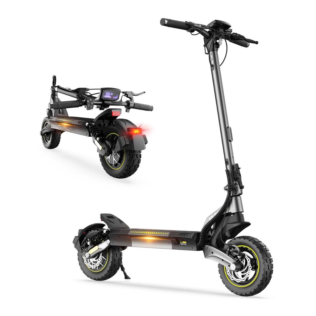 iScooter V5 Pro ABE Electric Scooter 500W Motor 48V12.5Ah Battery 150KG Load 10 Inch Off-Road Tires Adult All-Terrin E-Scooter