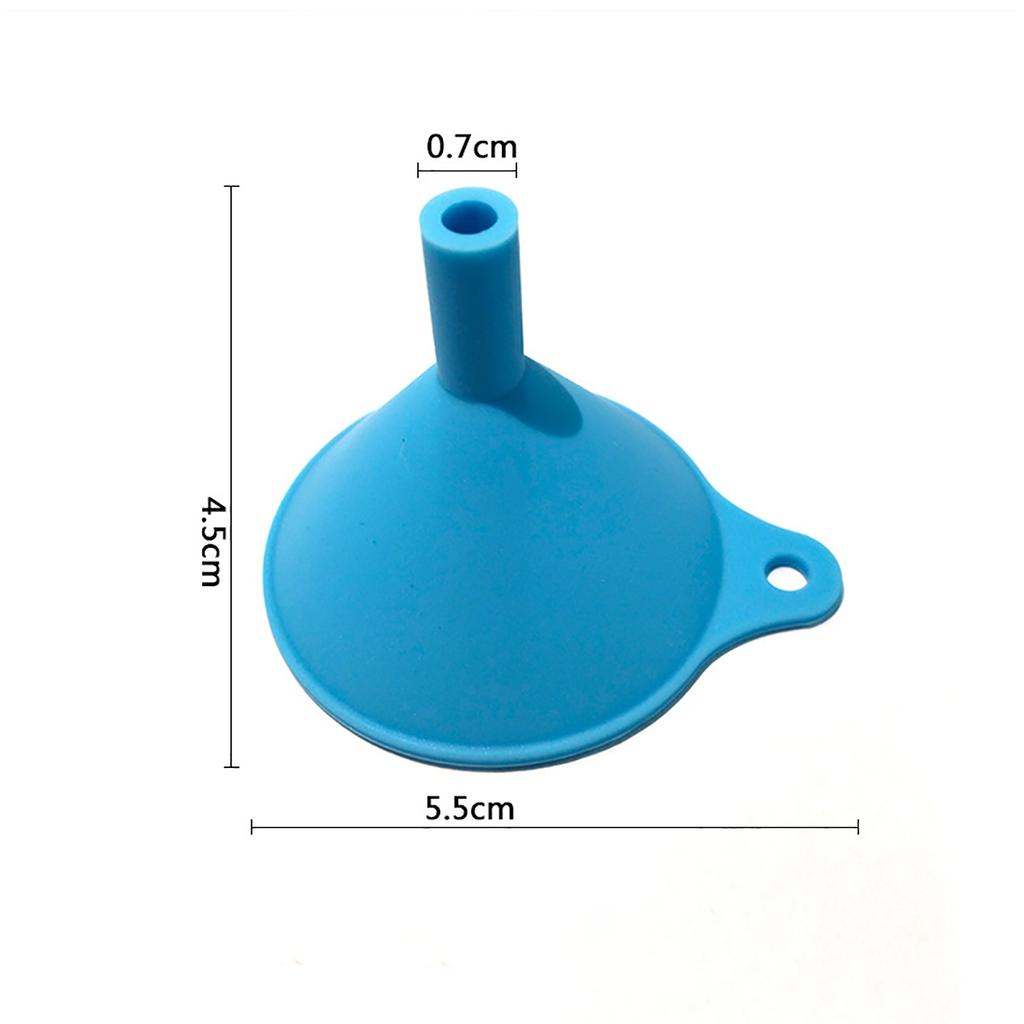 Kitchen Funnel Set, Mini Silicone Telescopic Foldable Oil Funnelfor Filling Water Bottles With Liquid Transfer