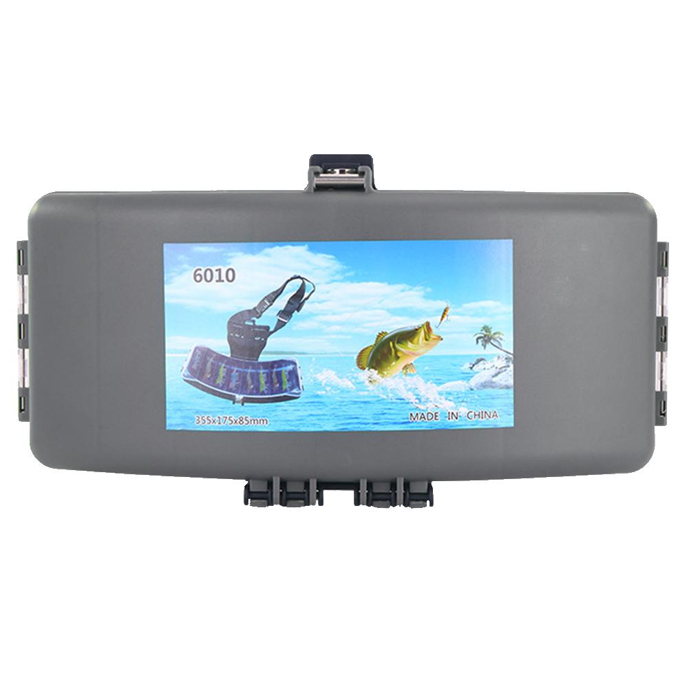 

Fishing Belt Bag Fishing Bait Storage Belt Box Large Capacity Fishing Tackle Storage Box Multifunctional for Fish Hook Lures серый