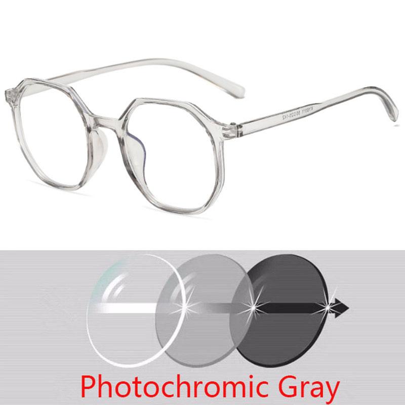 Retro Irregular Optics Eyeglasses Women Men Fashion Clear Mirror Myopia Lens Nearsighted Glasses 0 -0.5 -1.0 -1.5 To -6.0