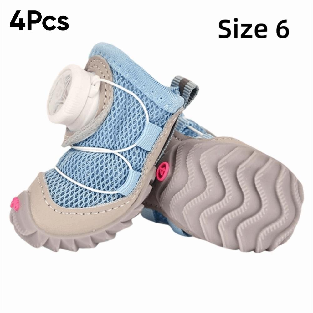 Comfortable Waterproof Dog Shoes Anti-Slip Soles Breathable Dog Boots Light Weight Paw Protectors Dogs Accessories
