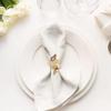 Valentine's Day Double-Layer ButterflyNapkin RingWeddingTable Decorations Decorative Butterfly Napkin Ring for Dining TableDecor