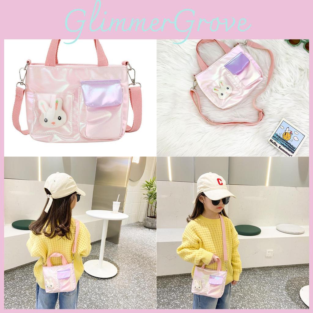 Kids Cartoon Shoulder Bag With Polyester Lining For Girls Daily Use