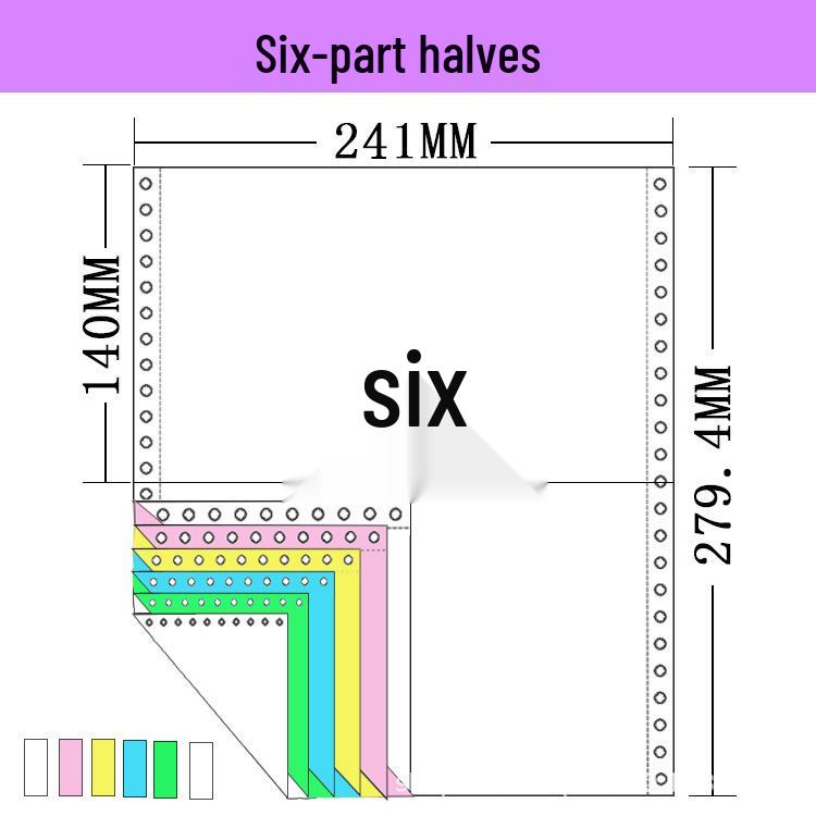 241-Pin Dot Matrix Printer Paper: Triplicate, Two-Part, Four-Part & Five-Part Invoices/Delivery Notes