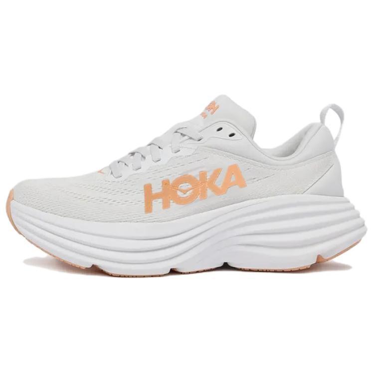 (WMNS) HOKA ONE ONE Bondi 8 White Cantaloupe Women s 1127952-WLP EU 36