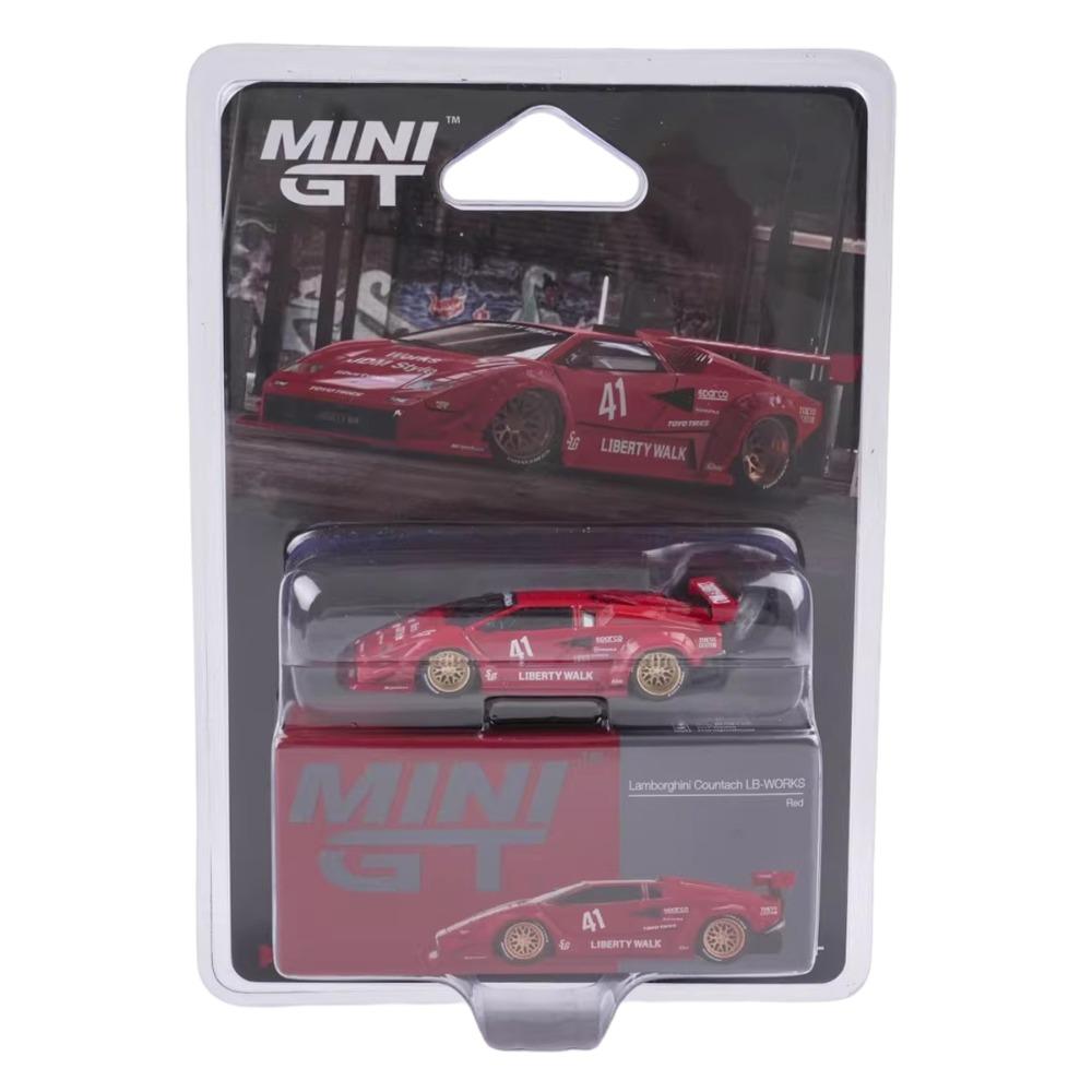 MINIGT In Stock 1:64 Hang Card Porsche McLaren Lamborghini BMW Diecast Car Model Collection Toys
