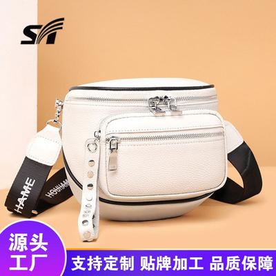 Neue Ledersatteltasche Damen Nische High-End-Sinn erste Schicht Rindsleder Damentasche vielseitige Schulter-Umhängetasche