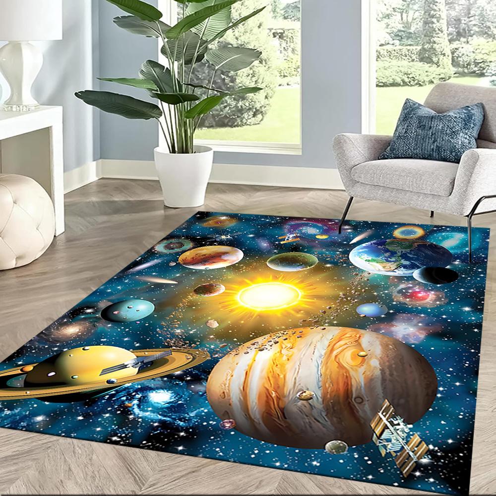 Cosmic Portal Exploration Floor Mats for Living Room, Bedroom and Room Decoration Are Suitable for Gifts.