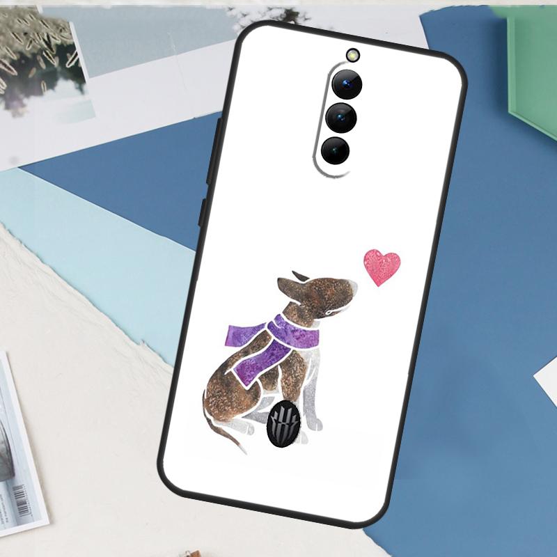 English Bull Terrier Dog Case For ZTE Nubia Red Magic 8S 9S 10S 10 9 8 11 Pro Plus 6 7 6S 7S Pro 5G 6R 10 Air Cover