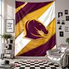 Brisbane Broncos Wall Tapestry Home Decor Wall Hanging Cloth for Bedroom Living Room Background