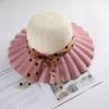 Women's Fashionable Sun Protection Wide Brim Straw Hat for Summer Beach and Scenic Outings