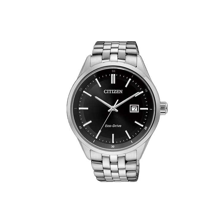 

CITIZEN Ecology Drive Collection Light Powered Quartz Movement Stainless Steel Strap Watch BM7250-56E Black