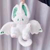 Rabbit Plush Toy with Big Ears Wings Adorable Fully Filled Animal Bunny Stuffed Doll Sofa Ornament for Home