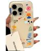 Imd Double Layer Large Hole Cute Summer Star Flower Stand for IPhone17 for Apple 16 Mobile Phone Case 13pro