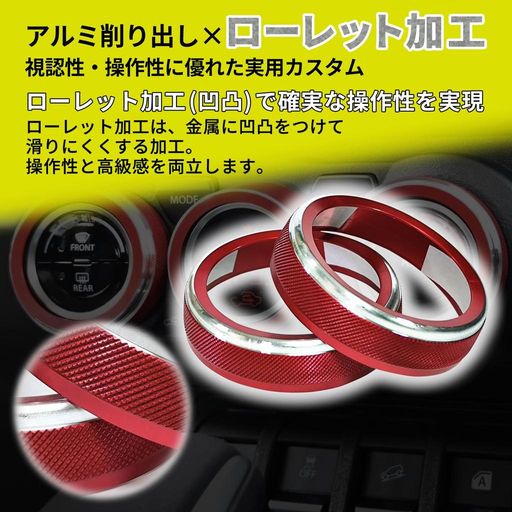 HT Sports Jimny Kryt ovladače klimatizace Uspokojivý zážitek při každém nastartování motoru Modrý kroužek Příslušenství Vlastní díly Vylepšení interiéru