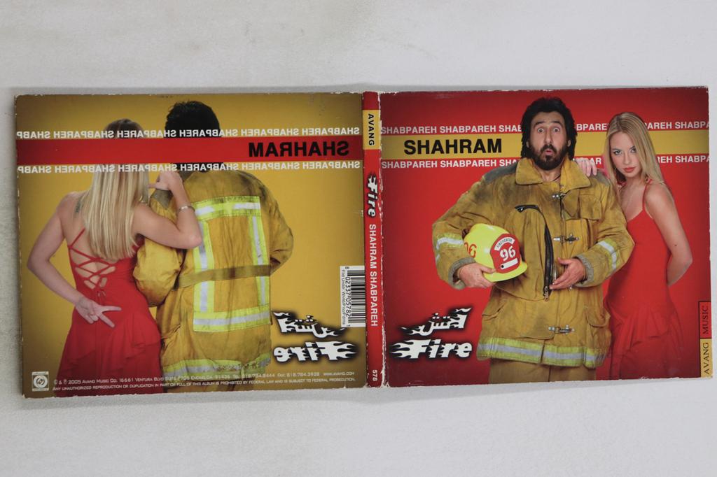 CD SHAHRAM SHABPAREH - Fire 578 AVANG MUSIC 2005 India World Music Used
