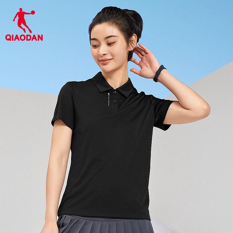 Jordan Sports Polo Shirt Women's Tennis Golf Casual Breathable Collar Short Sleeve T-shirt