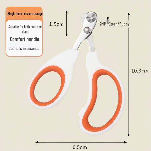 Universal Anti-Scratch Nail Clippers for Cats & Dogs - Newbie Essential Pet Grooming Tool