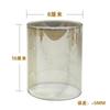 Glass Candle Stand Windshield Lampshade Wedding Candle Holder for Table Decorative Lighting